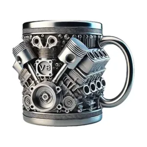 V6 Engines Stainless Steel Mug 15 oz